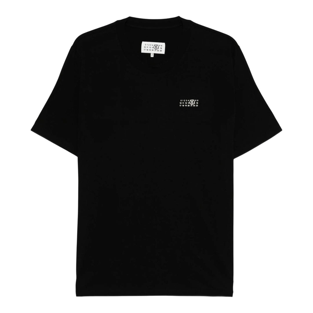 Club21 - MM6 - Cotton Jersry T-Shirt - TEES - Black