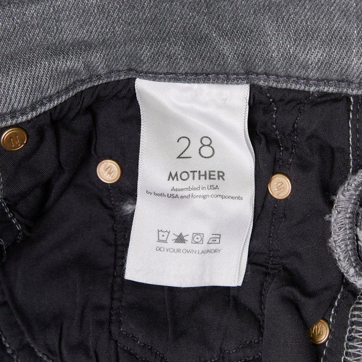 Club21 - MOTHER - The Insider Crop Pointy Fray Jeans - JEANS - Light Grey