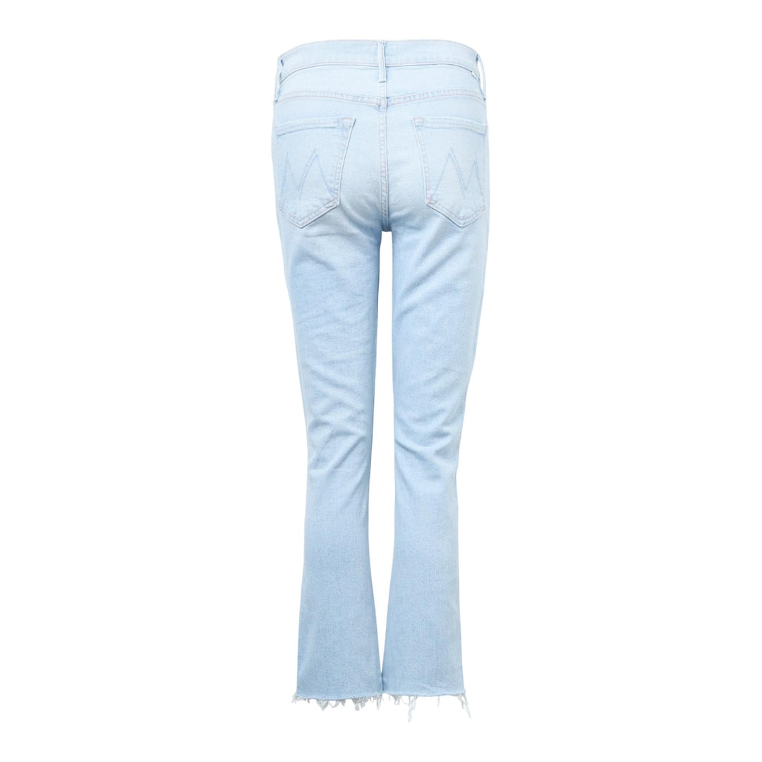 Club21 - MOTHER - The Mid Rise Dazzler Crop Fray Jeans - JEANS - Light Blue