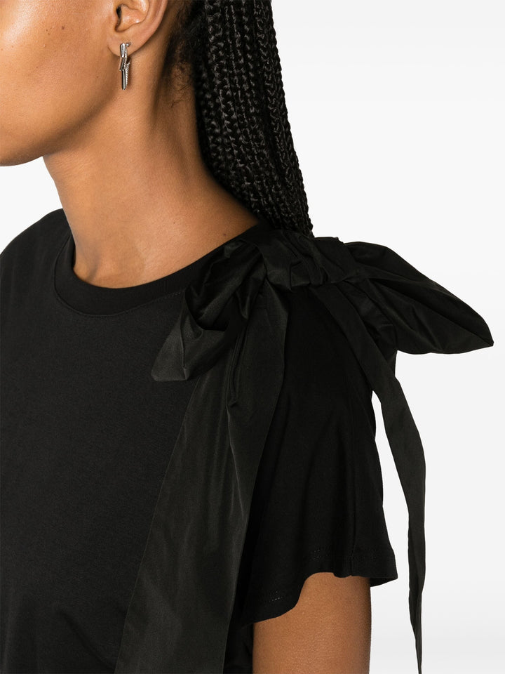 MSGM-Cropped-T-Shirt-With-Shoulder-Rib-Black-5