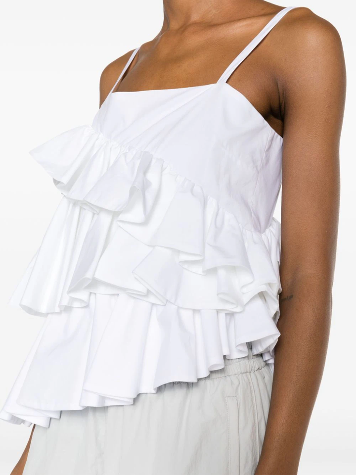 MSGM-Multi-Tier-Ruffles-Top-White-5