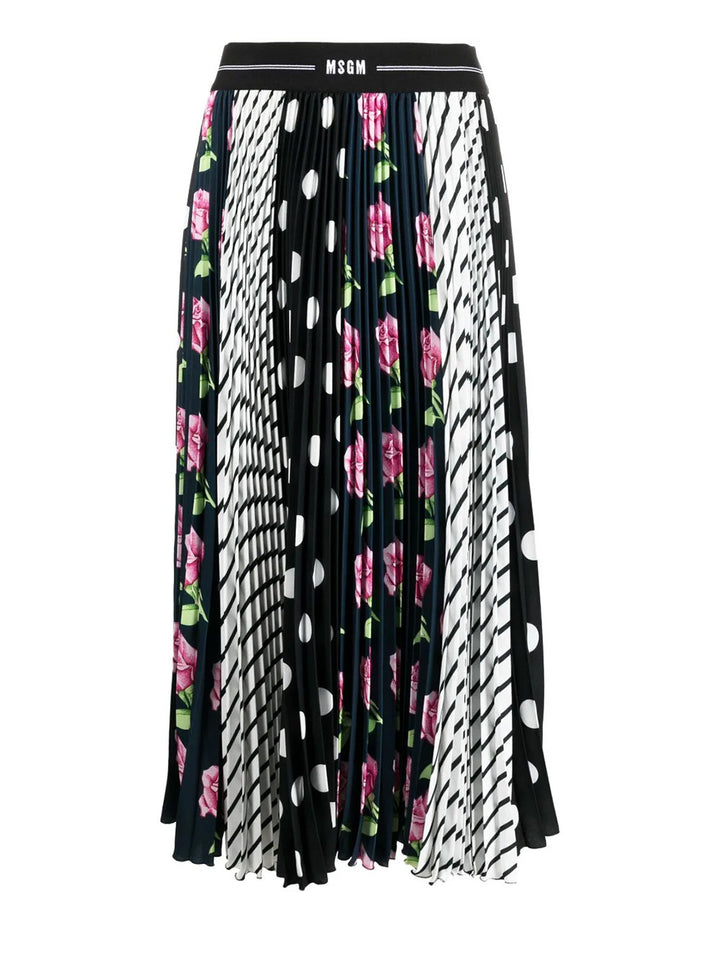    MSGM-Multiprint-Panels-Midi-Skirt-Multi-1