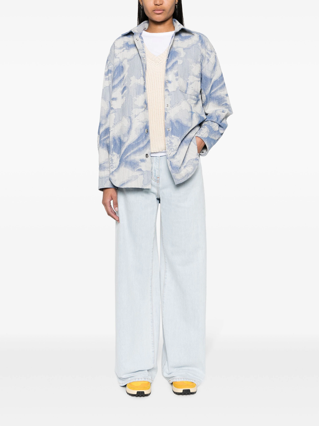 MSGM-Oversized-Floral-Print-Shirt-Light-Blue-2