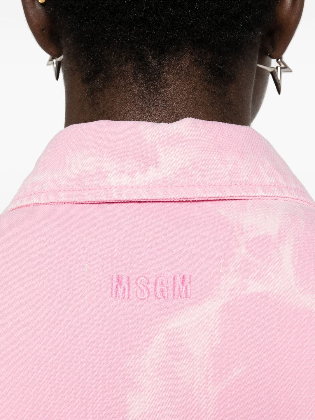 MSGM-Pink-Washed-Print-Shirt-Pink-5