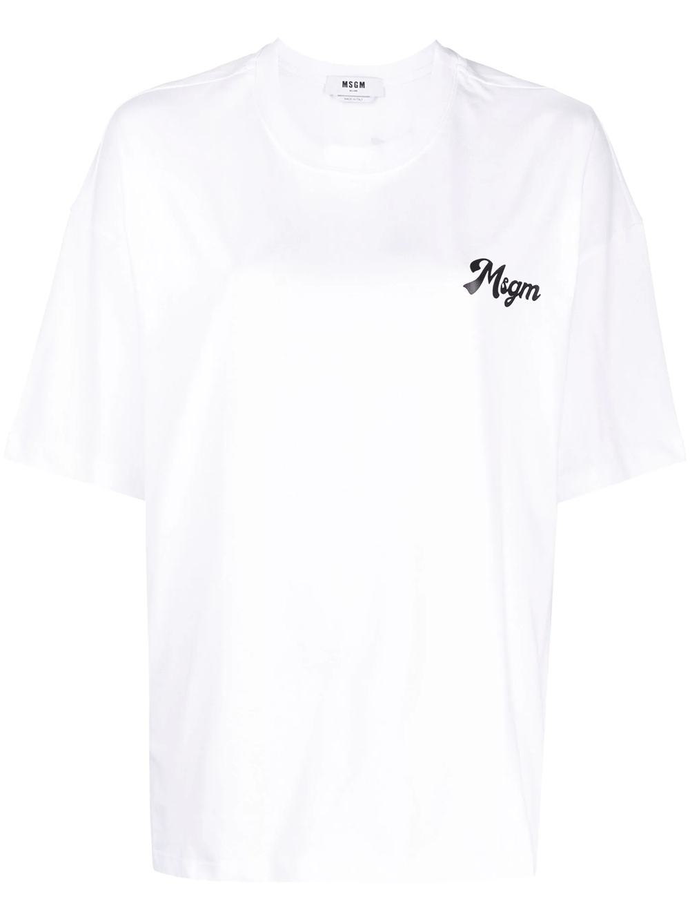 MSGM-Serif-Logo-Boxy-T-Shirt-White-1