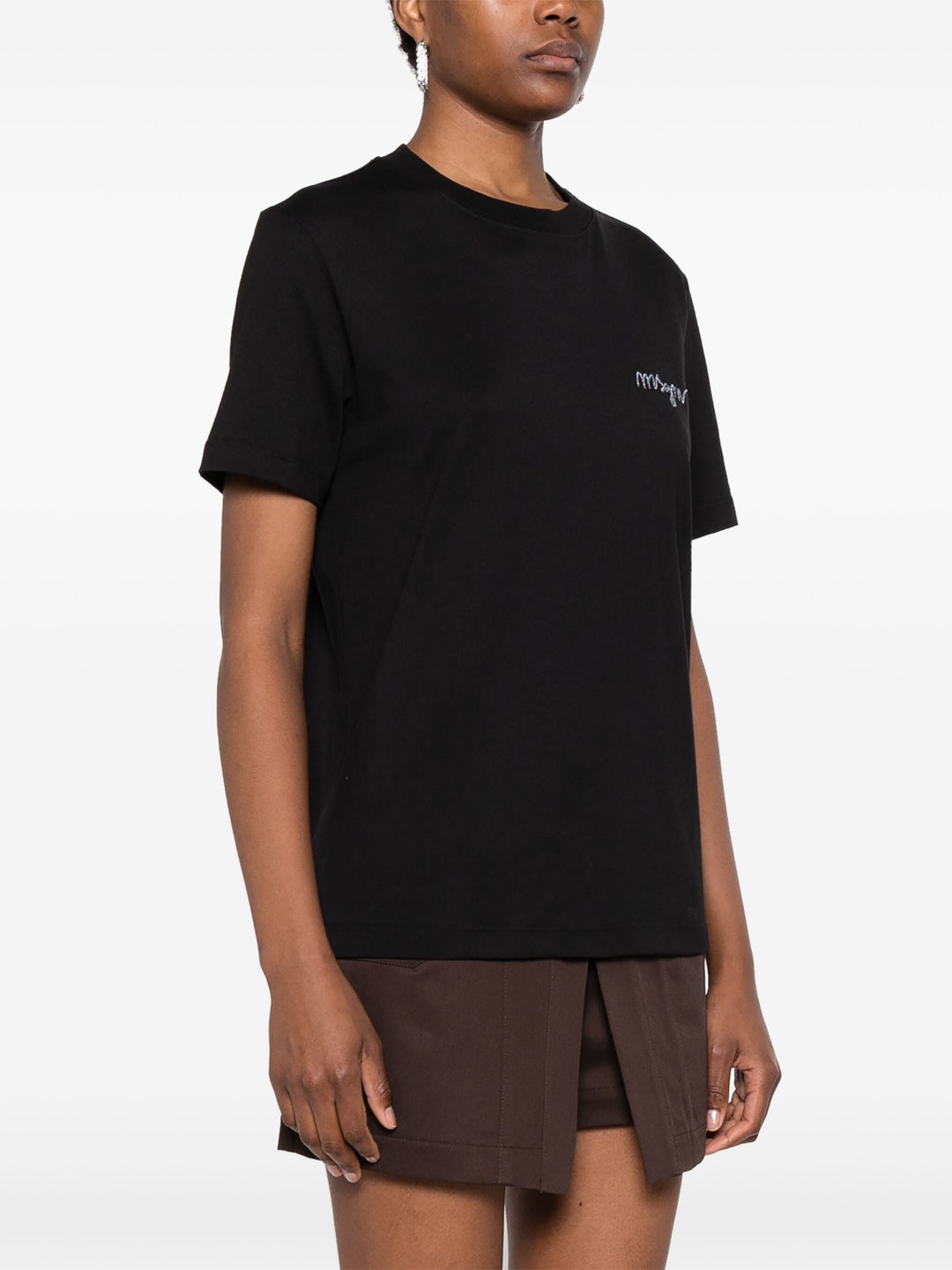 MSGM-Signature-Logo-T-Shirt-Black-3