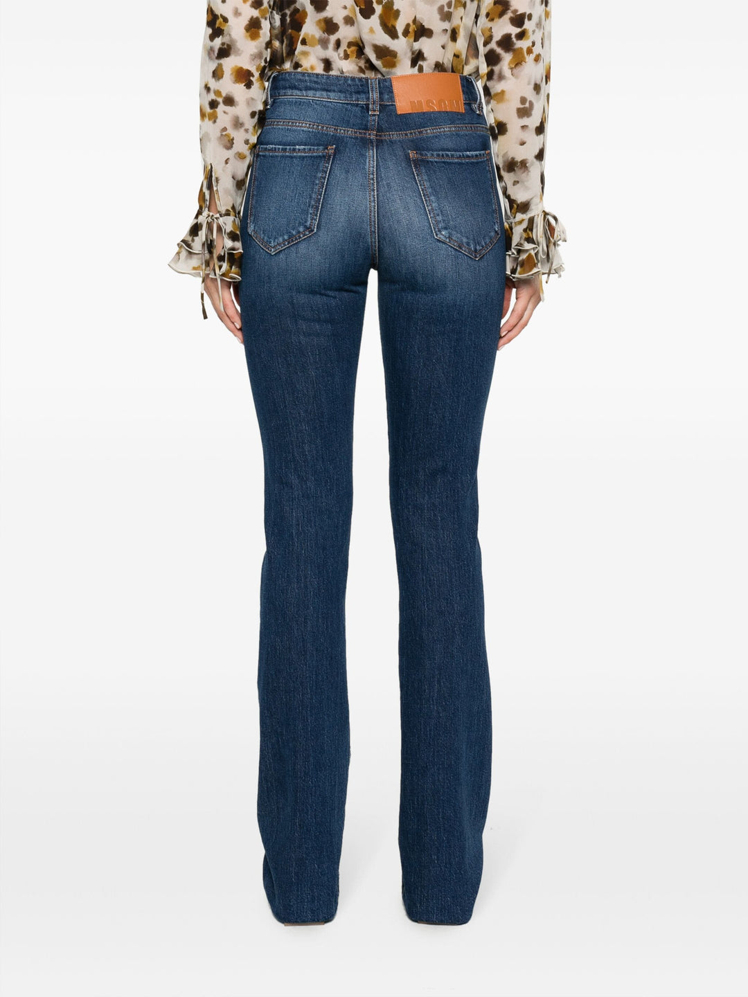 MSGM-Slim-Fit-Long-Jeans-Denim-4