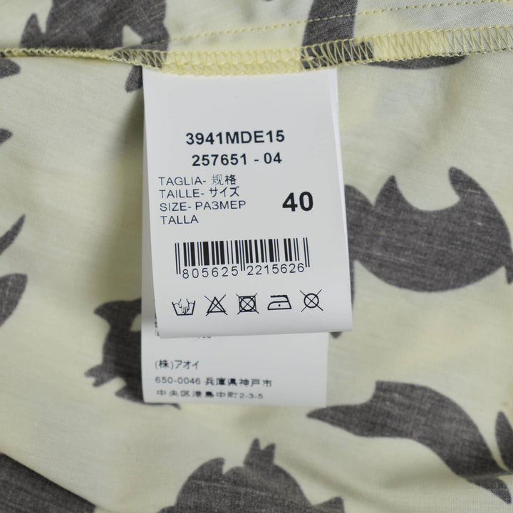 Club21 - MSGM - All Over Rabbits Button-Up Blouse - BLOUSES - Yellow