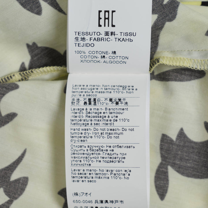 Club21 - MSGM - All Over Rabbits Button-Up Blouse - BLOUSES - Yellow