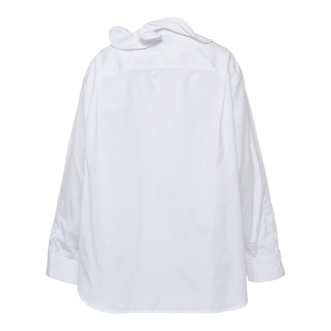 Club21 - MSGM - Center Ruffle Detailed Blouse - BLOUSES - White