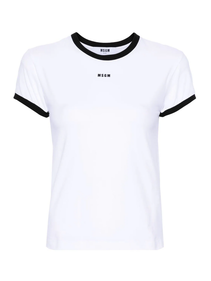 MSGM_LogoFittedT-Shirt-White