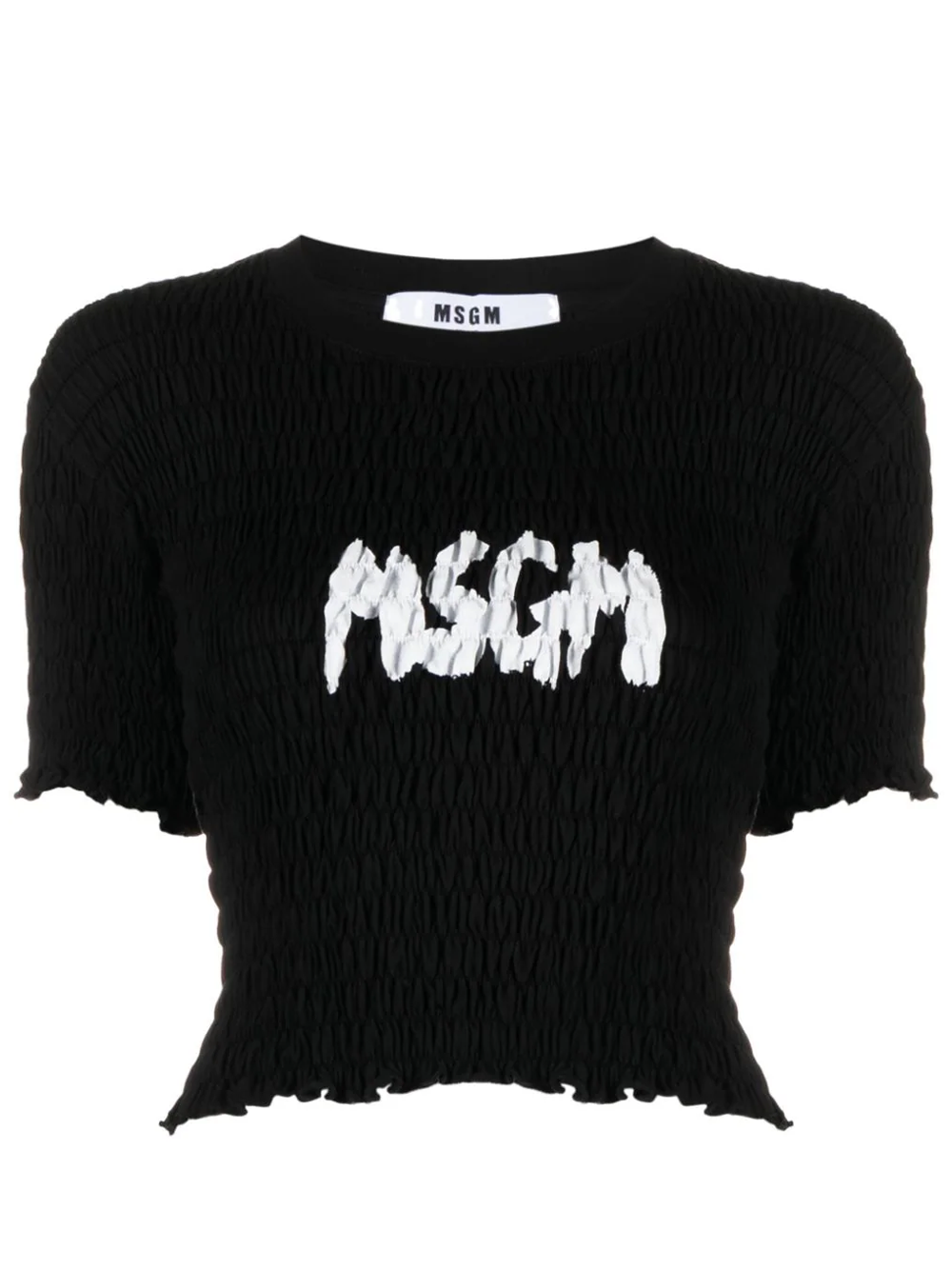 MSGM_LogoRuchedT-Shirt_Black