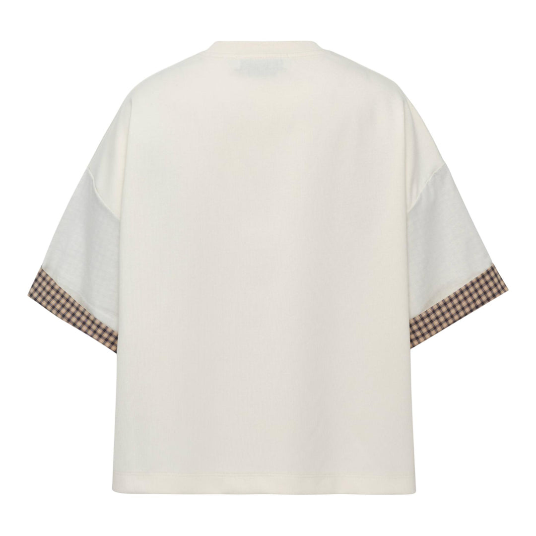 Club21 - MSGM - Logo Two-Colourway T-Shirt - TEES - White