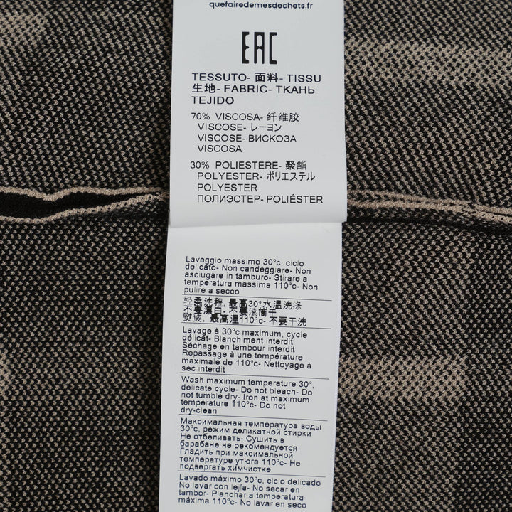 Club21 - MSGM - Maglia Plaid Collar Knit Top - KNIT TOPS - Black