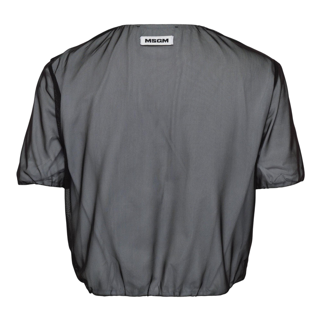Club21 - MSGM - Mesh T-Shirt - TEES - White