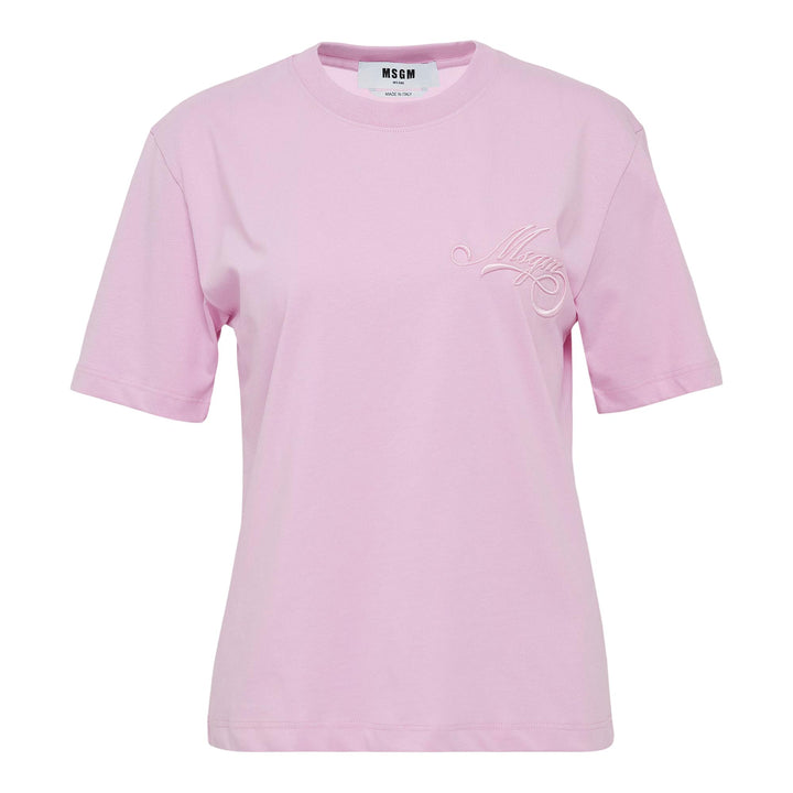 Club21 - MSGM - Same Tone Msgm T-Shirt - TEES - Pink