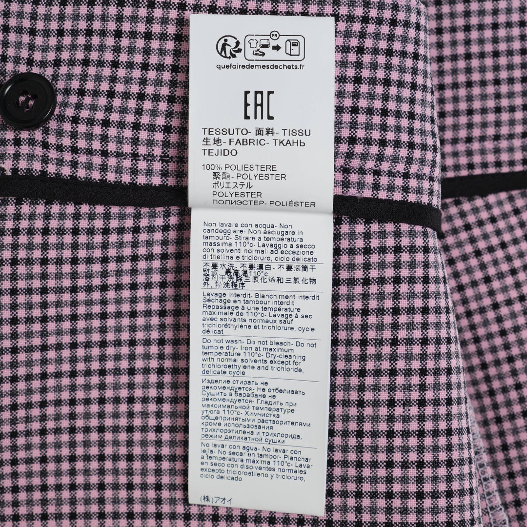 Club21 - MSGM - Shorts With Side Fold Detail - SHORTS - Dark Pink