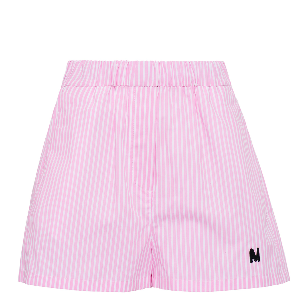Striped Cotton Pop Shorts