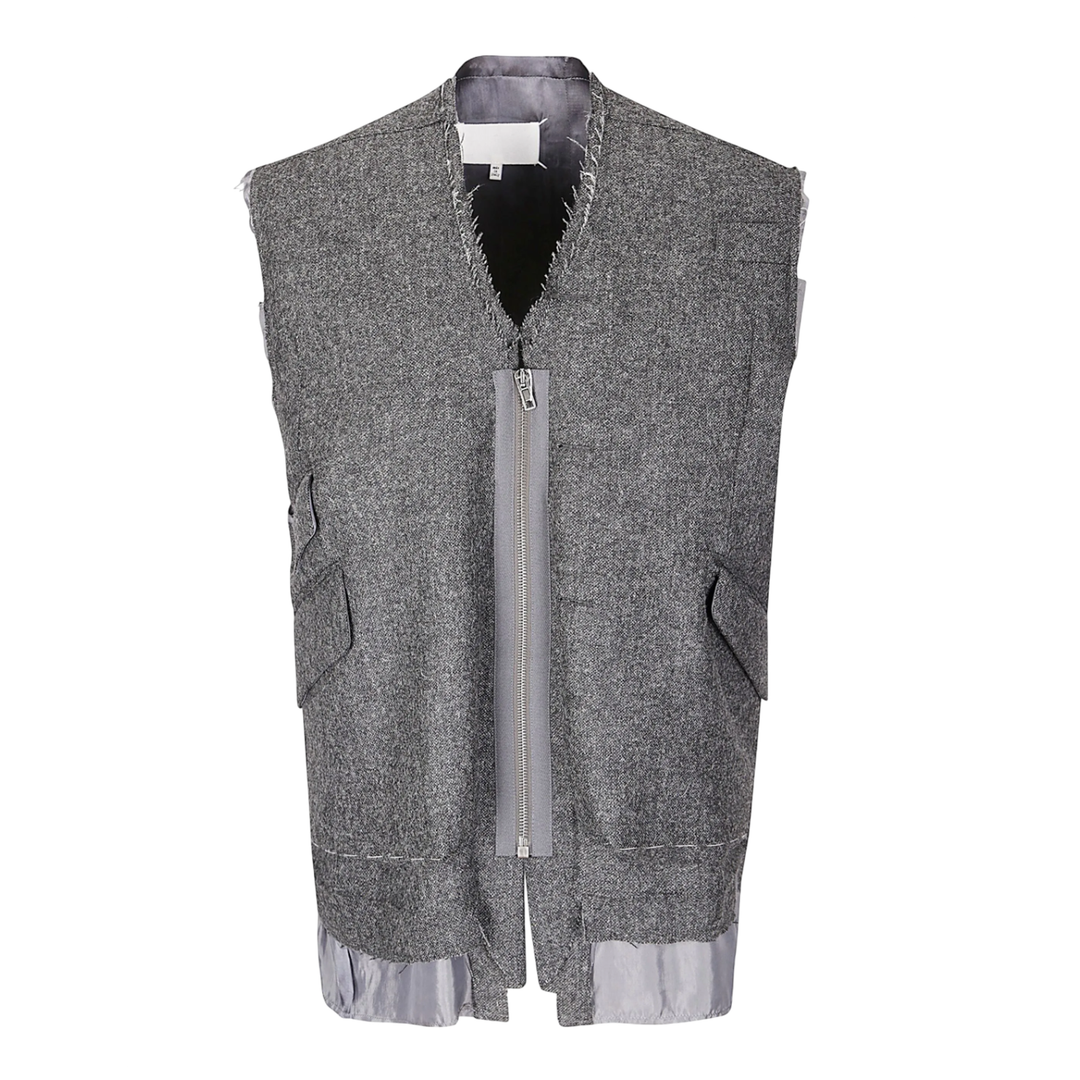 Gilet Caviar Wool