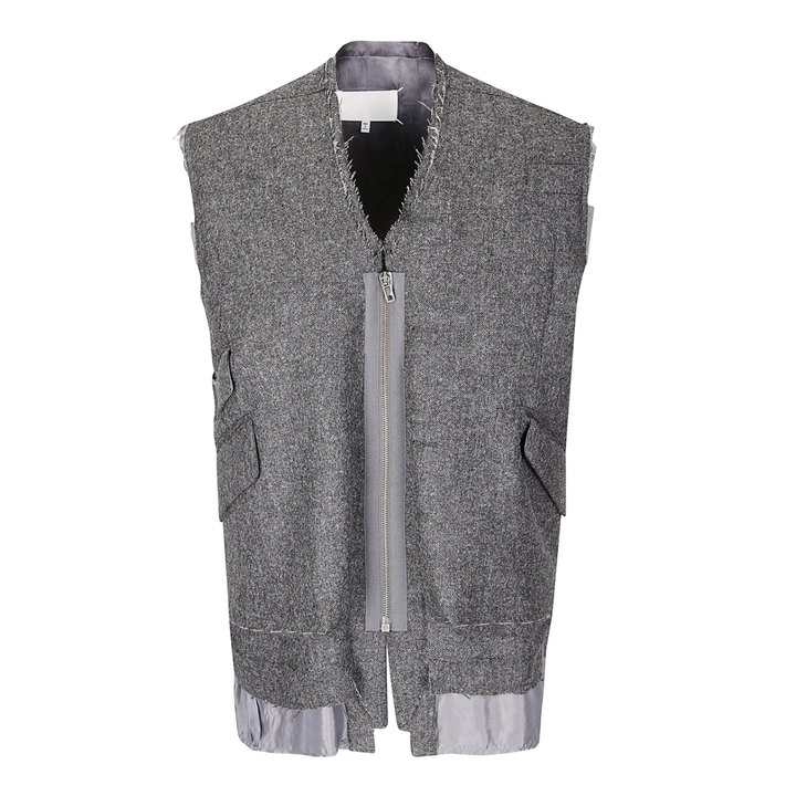 Gilet Caviar Wool