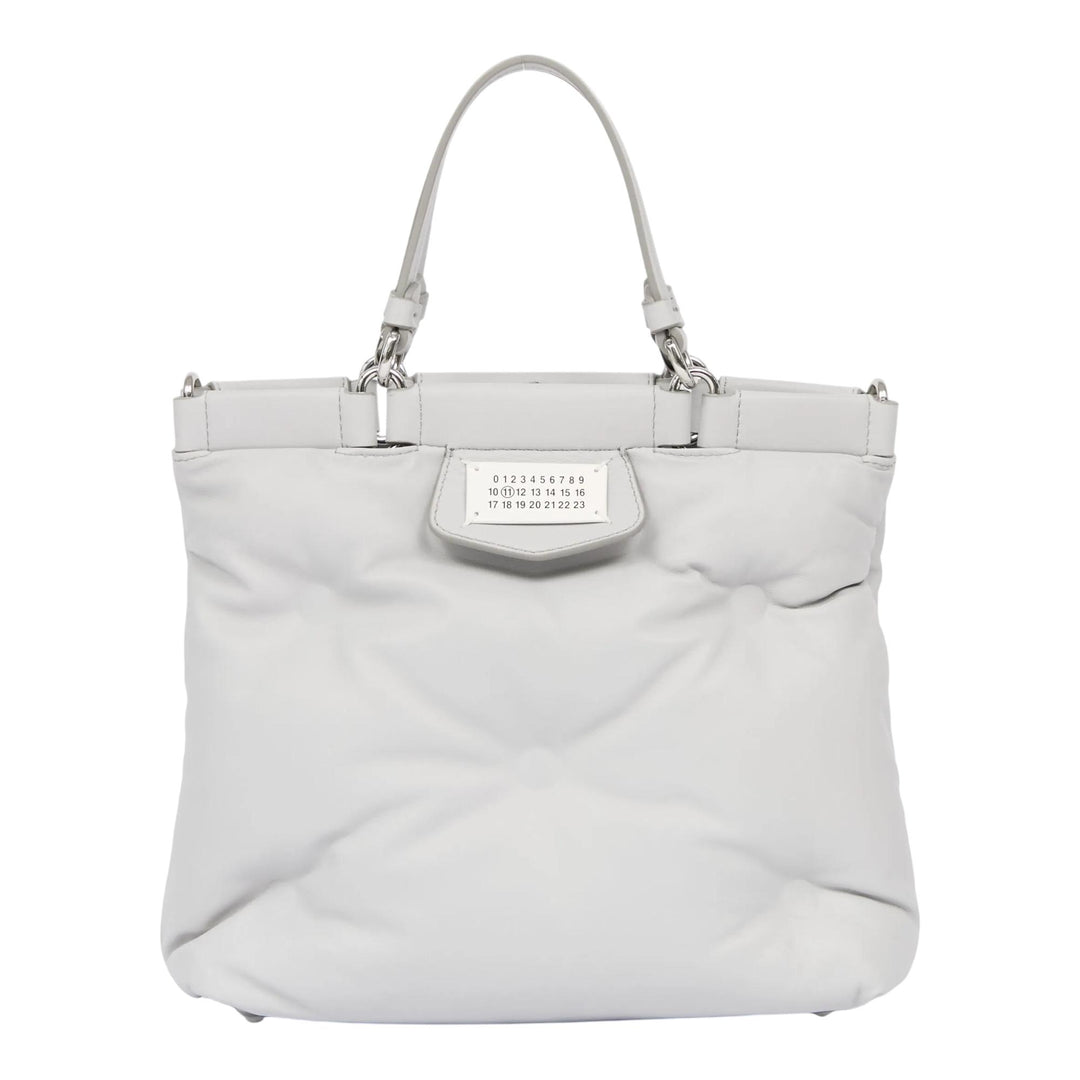 Club21 - Maison Margiela - Glam Slam Shopping Small Quilted Crossbody - CROSS BODY - Light Grey