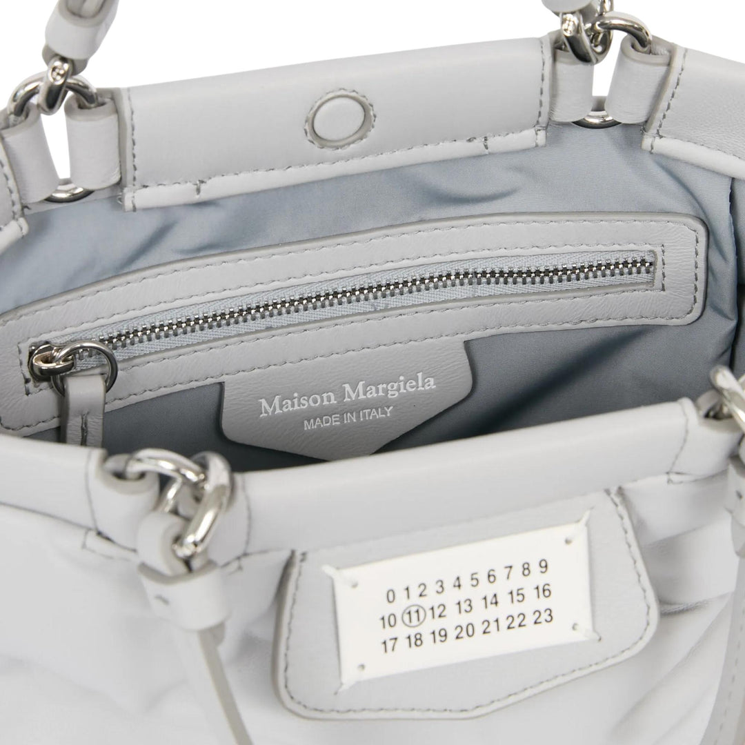 Club21 - Maison Margiela - Glam Slam Shopping Small Quilted Crossbody - CROSS BODY - Light Grey