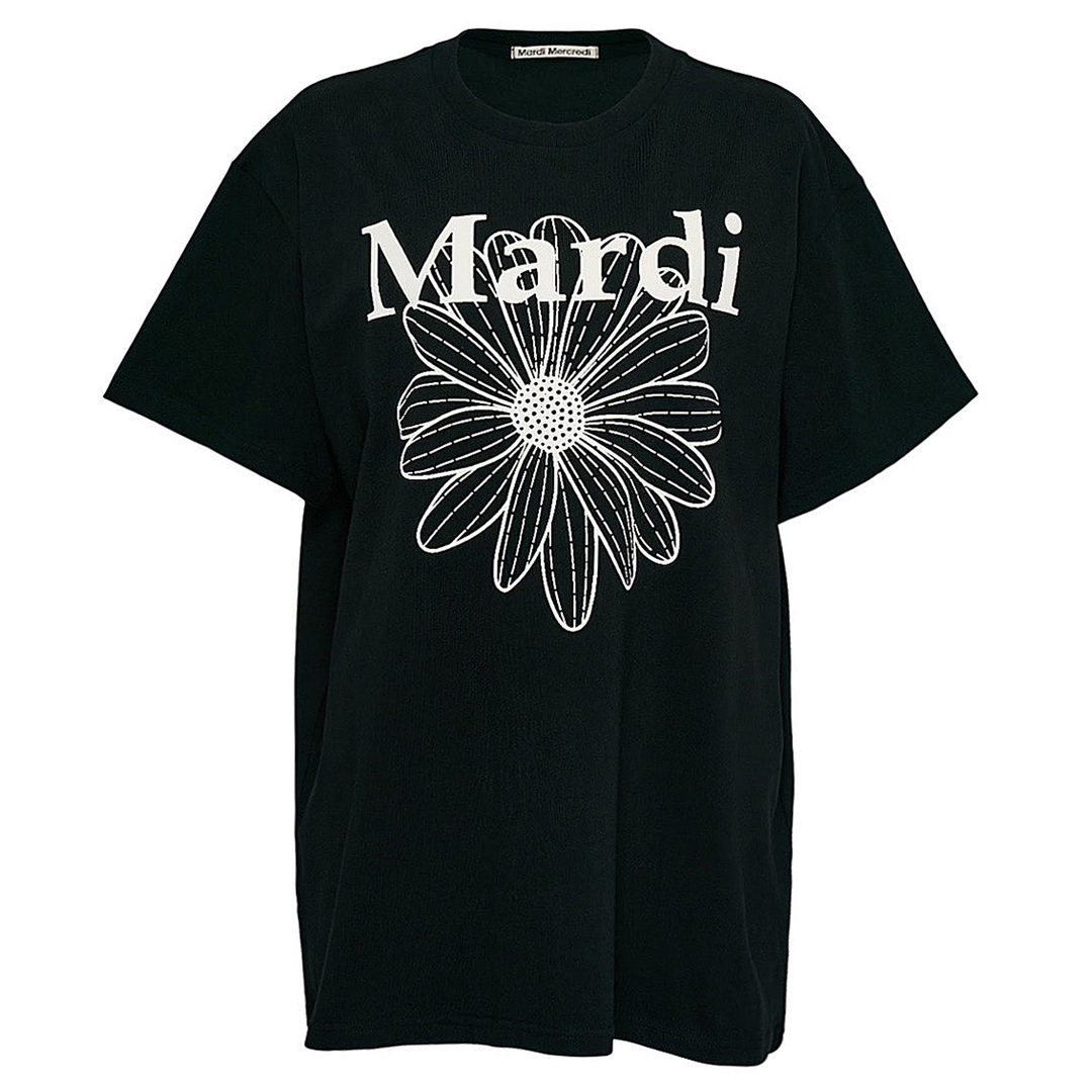 Mardi_Mercredi_Unisex_T-Shirt_Flower_Mardi_Black