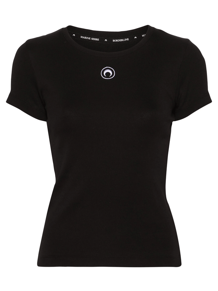 Marine-Serre-Organic-Cotton-1X1-Rib-T-Shirt-Black-1