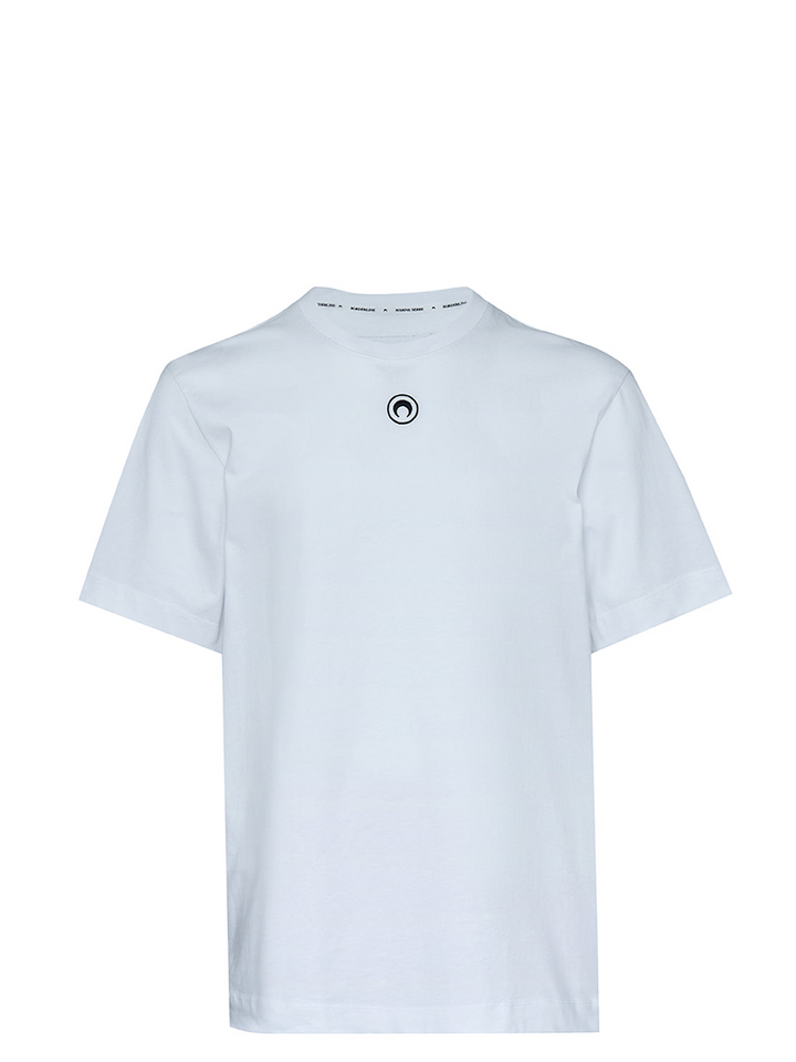 Marine Serre Organic Cotton T-Shirt White 1