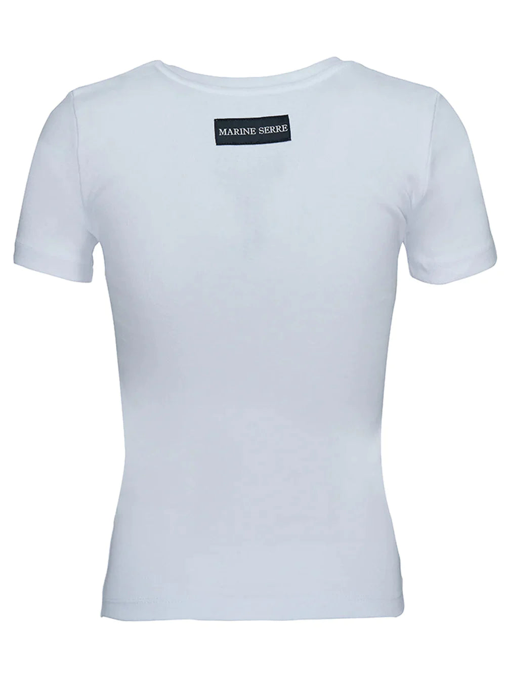 Marine Serre Organic Cotton T-Shirt White 2