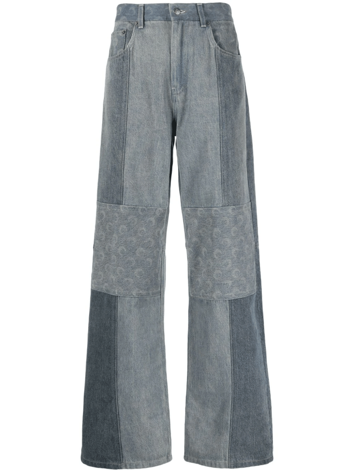 Marine-Serre-Regenerated-Denim-Straight-Leg-Jeans-Blue-1