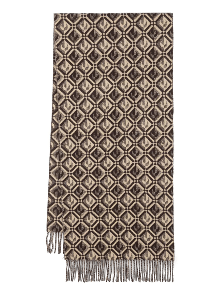 Marine-Serre-Virgin-Wool-Scarf-Brown-1