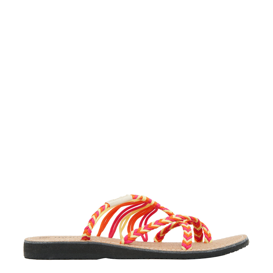 Seaside Tropical Flat Sandals