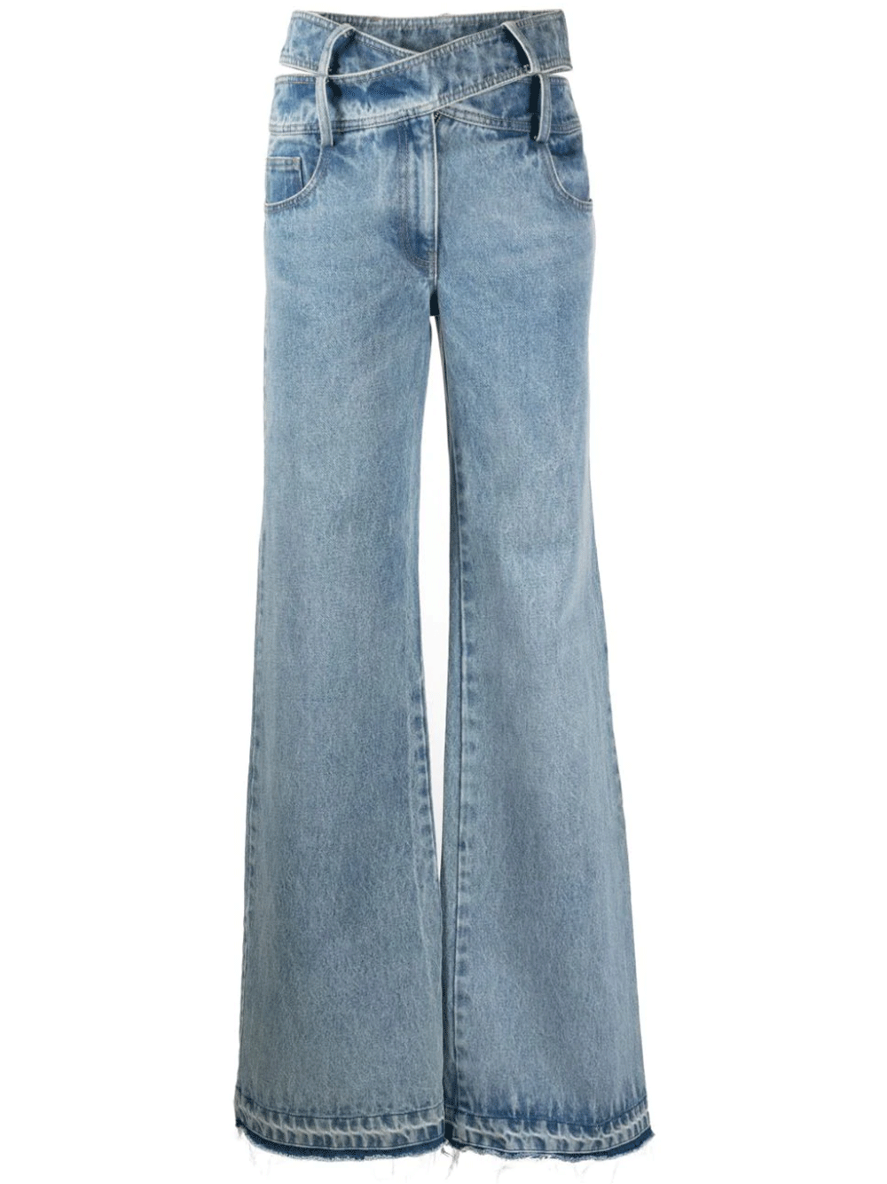 Monse-Criss-Cross-Waist-Jeans-Blue-1