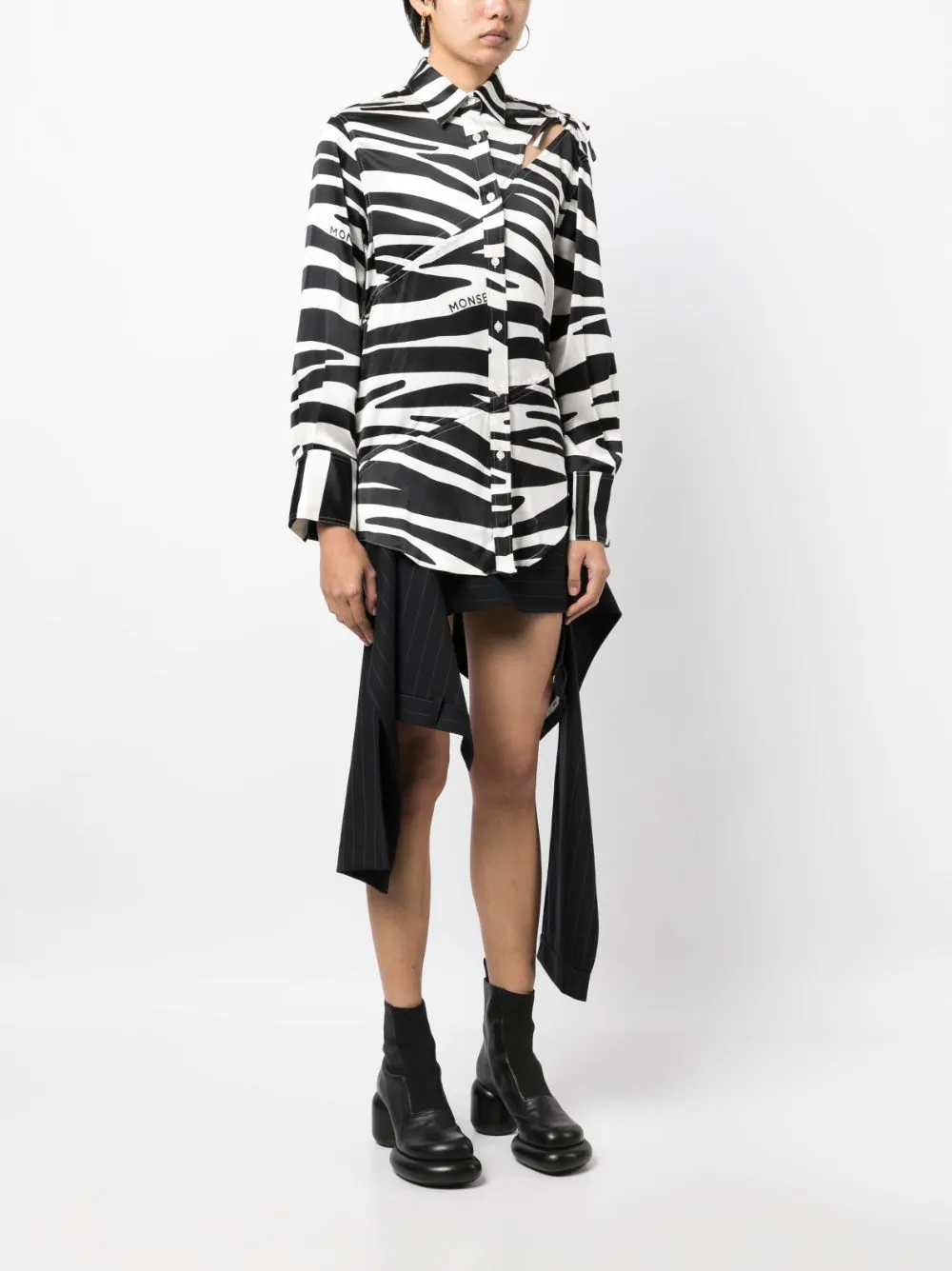 Monse-Zebra-Slashed-Blouse-Animal-Print-3