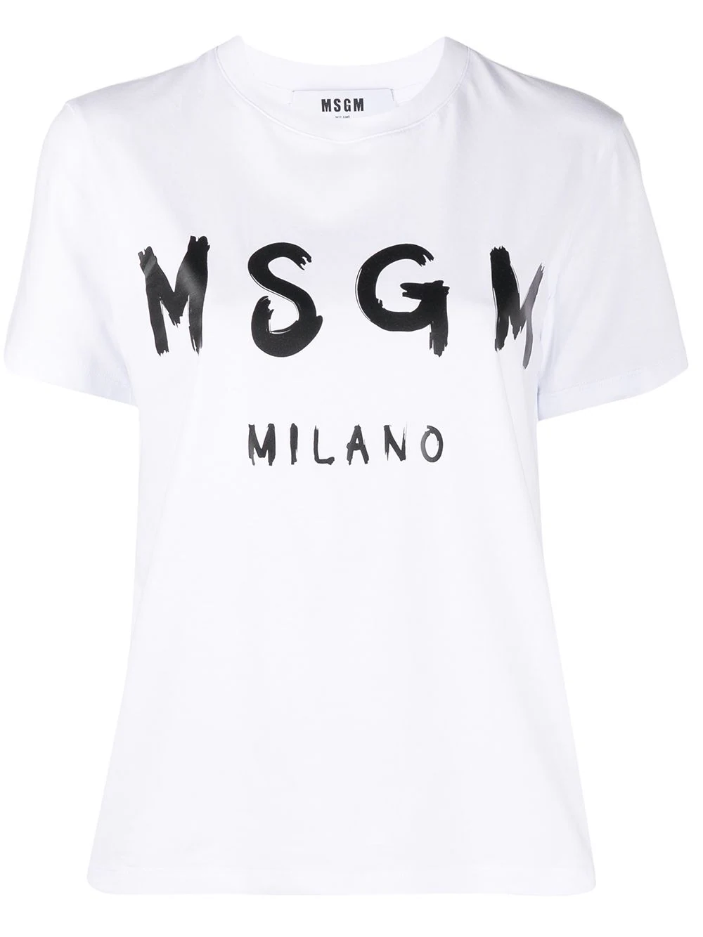 Msgm-Brush-Stroke-Logo-T-Shirt-White-1