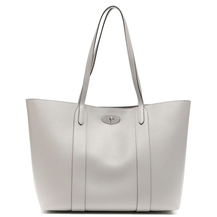 Bayswater Tote Pale Grey Small Classic Grain