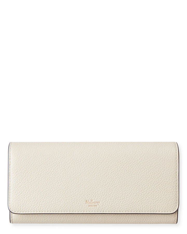 Continental Wallet Small Classic Grain (Chalk)