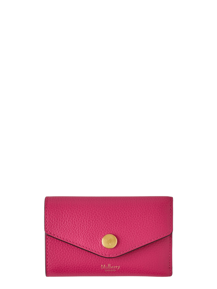 Mulberry-Folded-Multi-Card-Wallet-Small-Classic-Grain-Pink-1