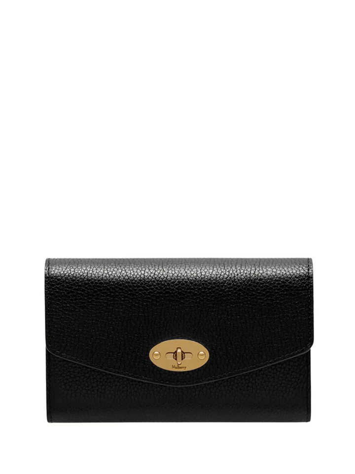 Medium Darley Wallet Small Classic Grain (Black)