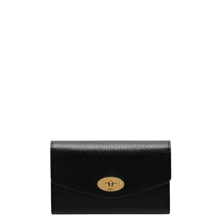 Medium Darley Wallet Small Classic Grain (Black)