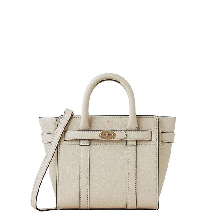 Micro Zipped Bayswater Chalk Small Classic Grain