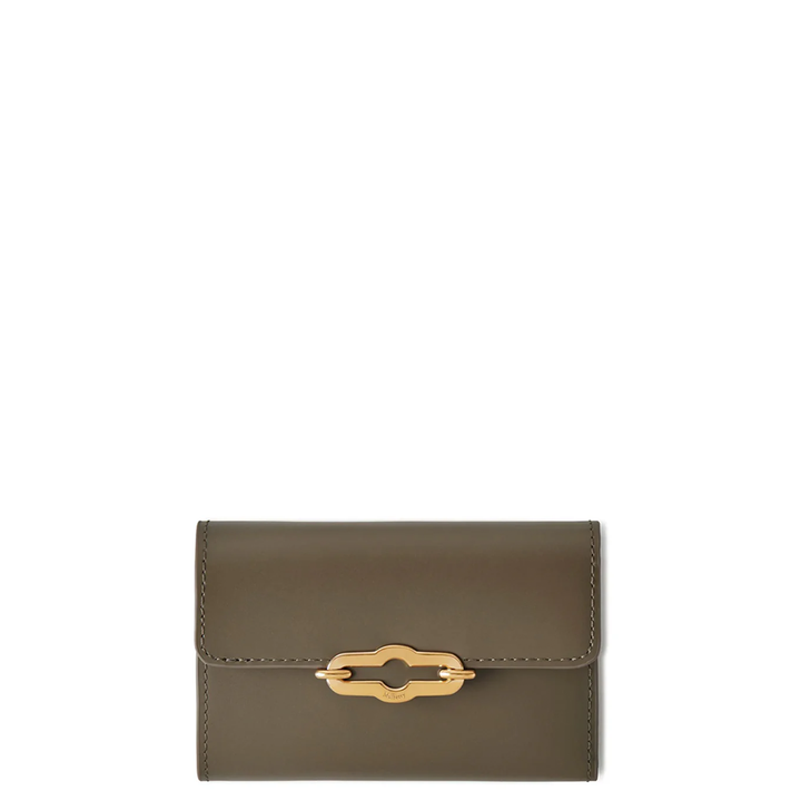 Pimlico Compact Wallet Linen Green Super Lux Calf