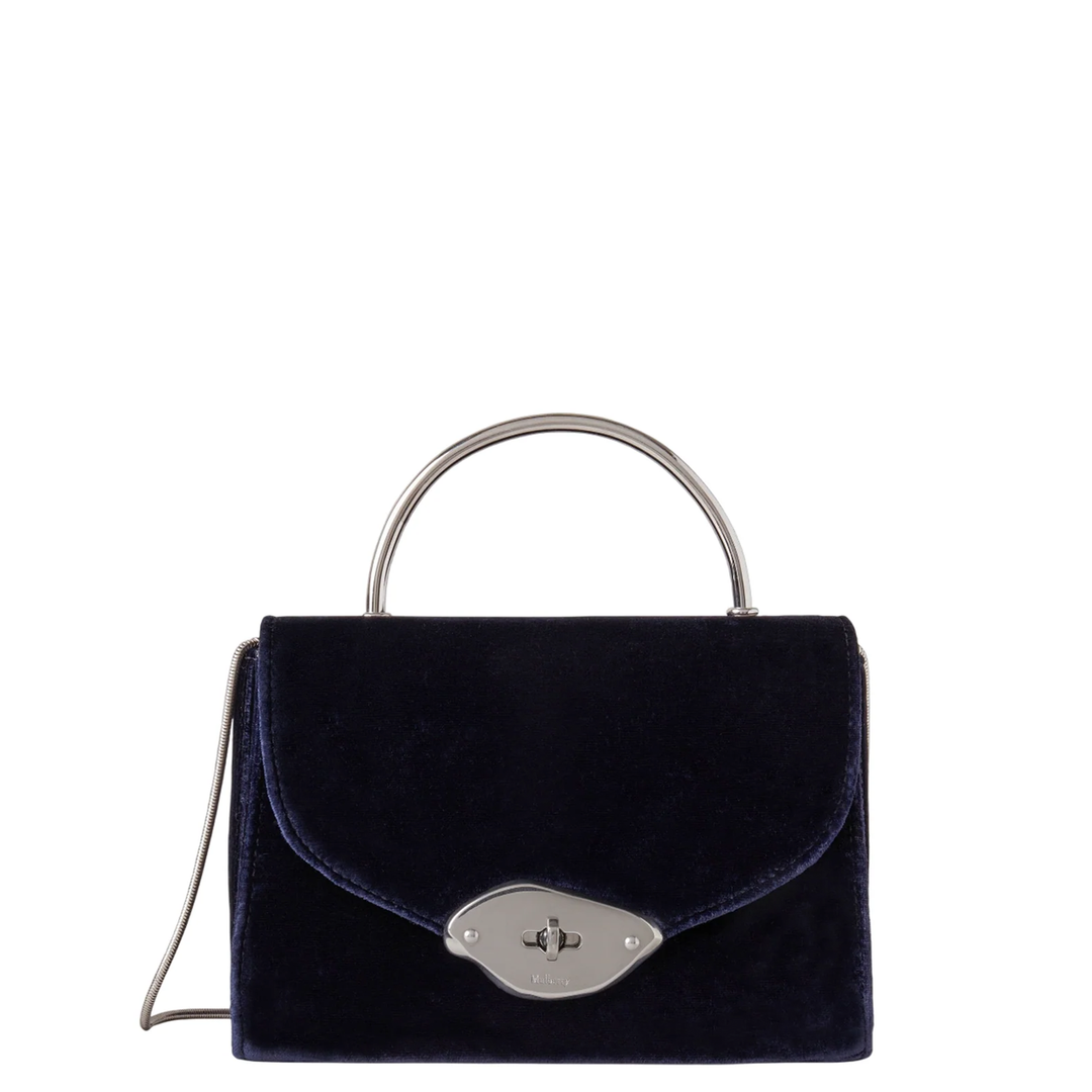Small Lana Top Handle Night Sky Velvet