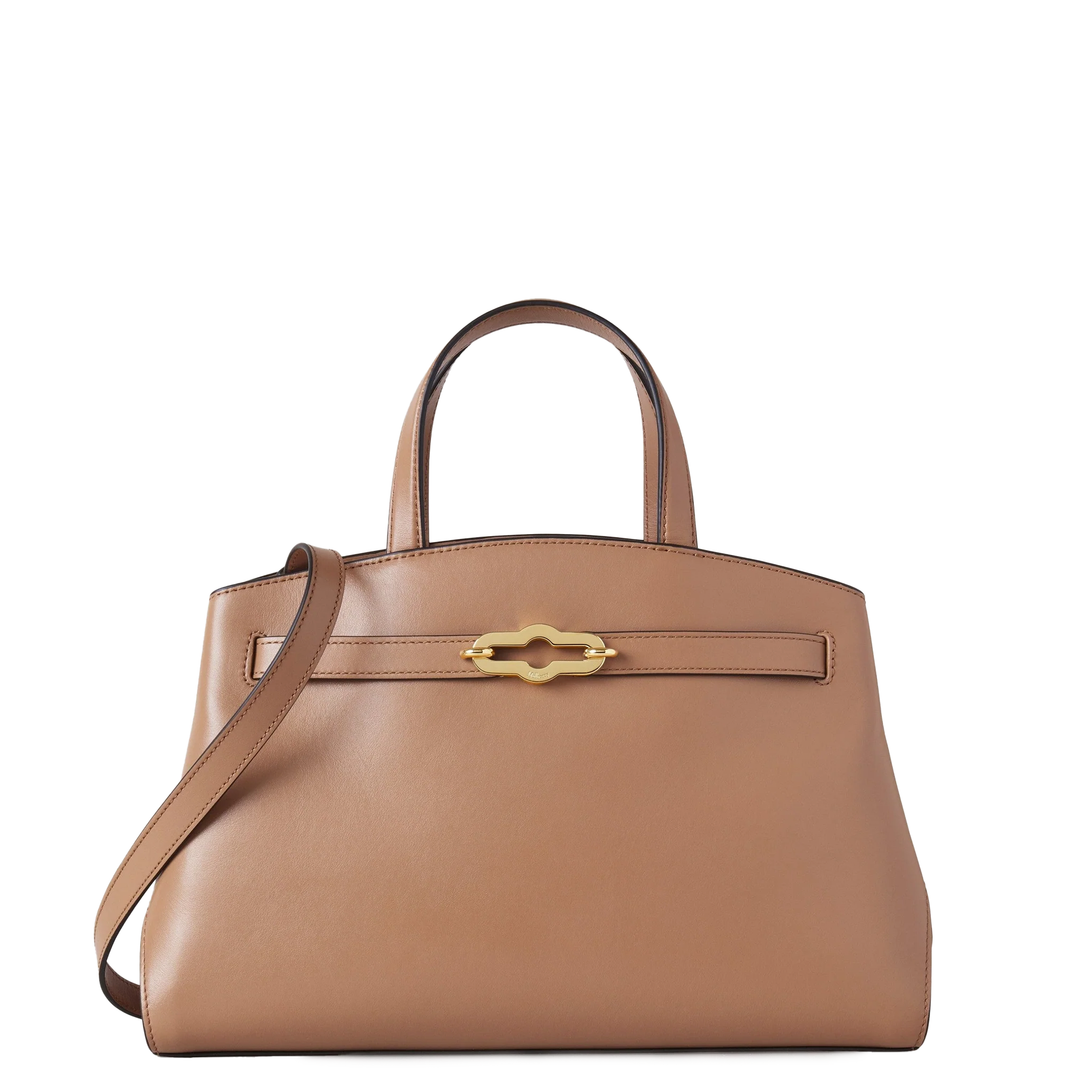 Small Pimlico Tote Sable High Gloss Leather