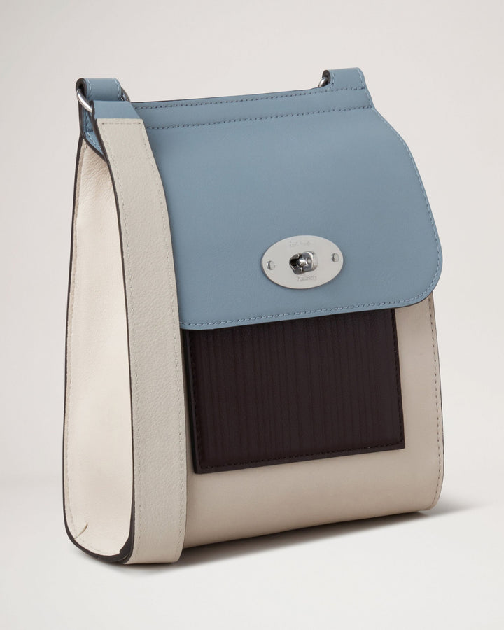 Mulberry x Paul Smith Small Antony Silky Calf (Cloud Blue)