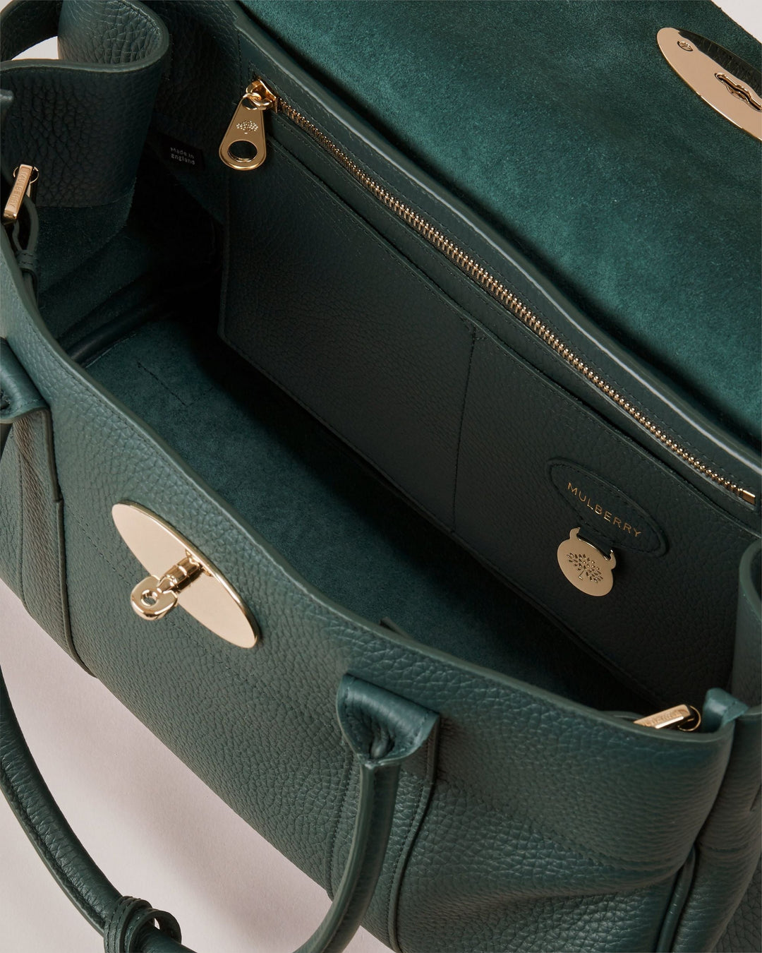 Mulberry Bayswater Heavy Grain Dark Green 3