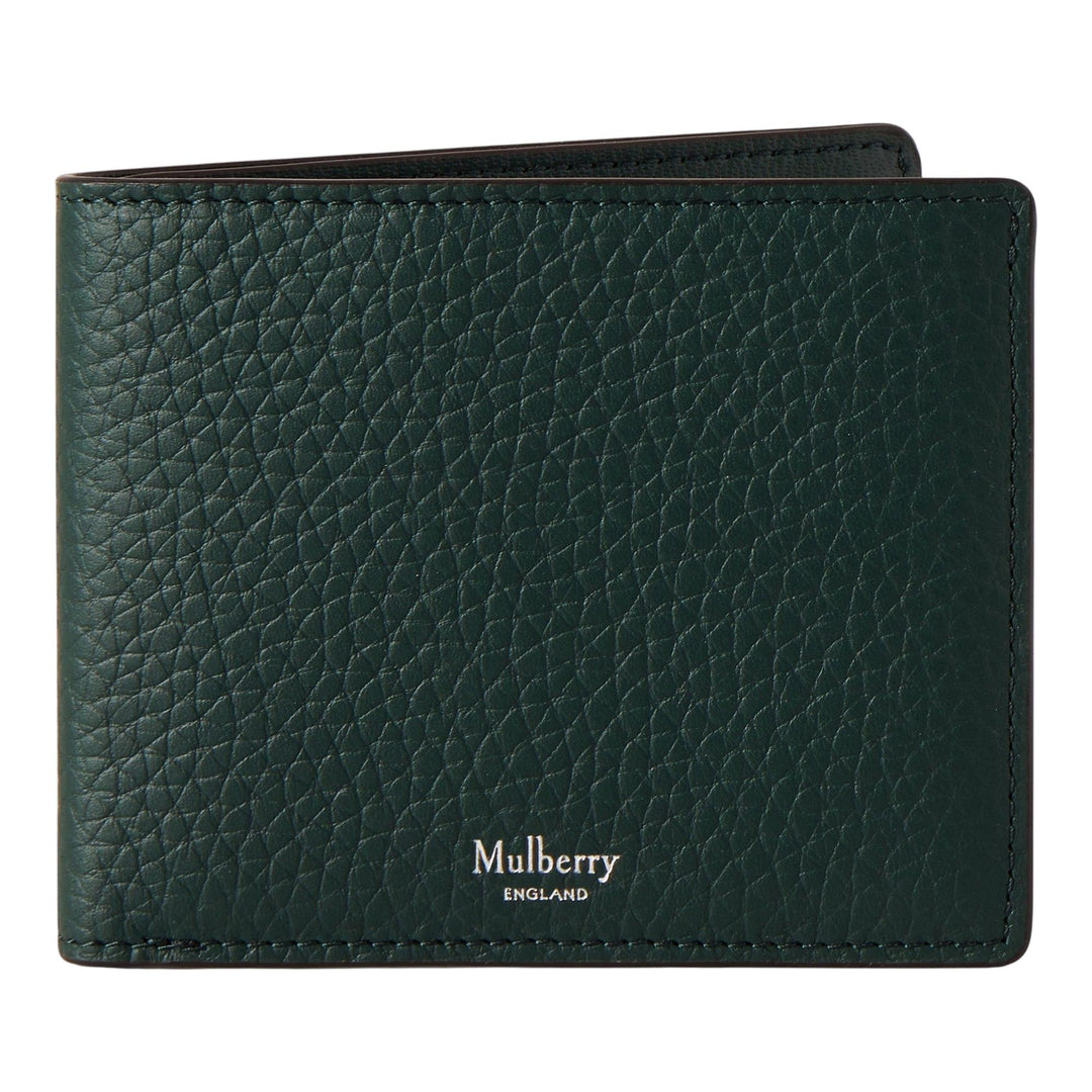 Club21 - Mulberry - 8 Card Wallet Mulberry Green Heavy Grain - MULTI-CARD WALLETS - Mulberry Green