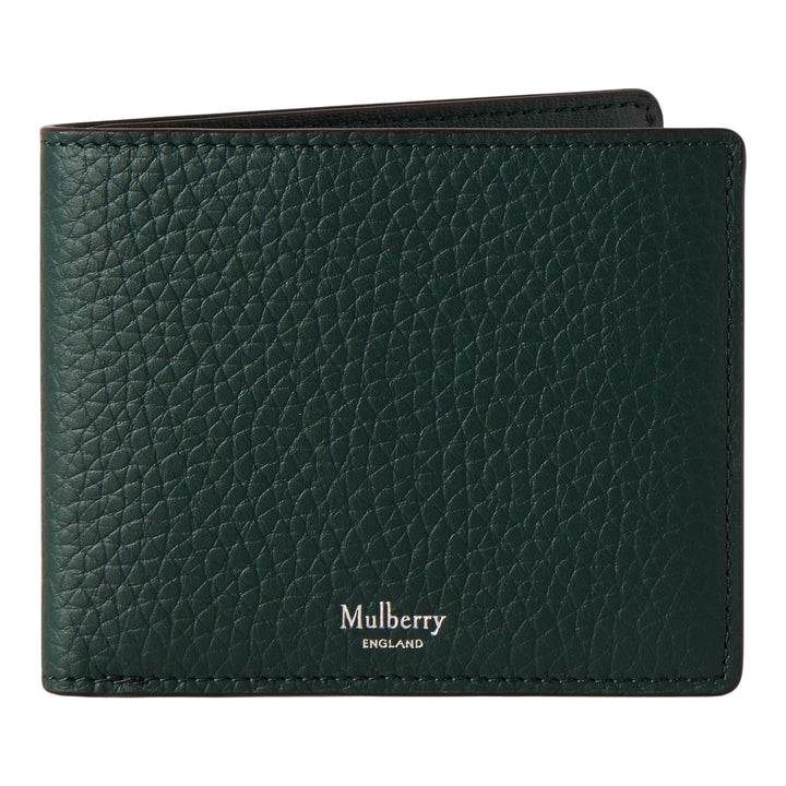 Club21 - Mulberry - 8 Card Wallet Mulberry Green Heavy Grain - MULTI-CARD WALLETS - Mulberry Green