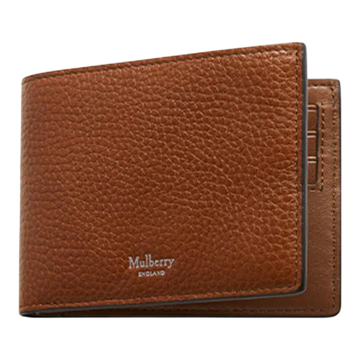 Club21 - Mulberry - 8 Card Wallet Small Classic Grain (Oak) - MULTI-CARD WALLETS - Oak